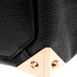 Alexander Wang Black Soft Leather Small Emile Top Handle Bag