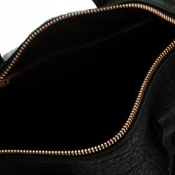 Pre Owned Alexander Wang Black Textured Leather Rocco Duffel Bag