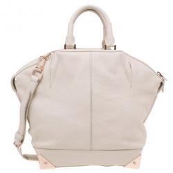 Alexander Wang Beige Leather Large Emile Tote