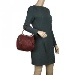 Alexander Wang Maroon Diego Drawstring Bag