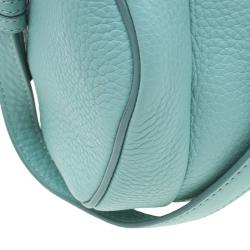 Pre Owned Alexander Wang Peppermint Pebbled Leather Mini  Rockie Duffel Bag