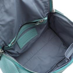 Pre Owned Alexander Wang Peppermint Pebbled Leather Mini  Rockie Duffel Bag
