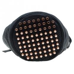 Alexander Wang Black Textured Leather Diego Bucket Bag