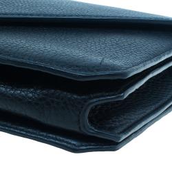 Alexander Wang Black Pebbled Leather Prisma Envelope Clutch