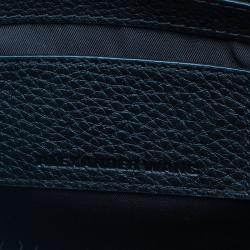 Alexander Wang Black Pebbled Leather Prisma Envelope Clutch