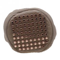 Alexander Wang Beige Textured Leather Diego Bucket Bag