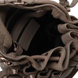 Alexander Wang Beige Textured Leather Diego Bucket Bag