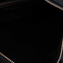 Alexander Wang Black Textured Leather Rocco Duffel Bag