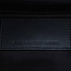 Pre Owned Alexander Wang Black Leather Large Chastity Satchel