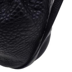 Alexander Wang Black Diego Textured Leather Bucket Bag