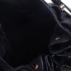 Alexander Wang Black Diego Textured Leather Bucket Bag