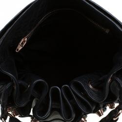 Alexander Wang Black Textured Leather Diego Bucket Bag