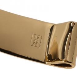 مملوكة مسبقًا Alexis Bittar Large Golden Ribbon Collar Necklace