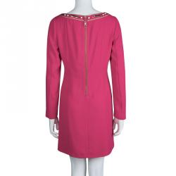 Alice By Temperly Pink Embellished Francoise Shift Dress M