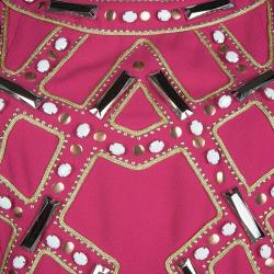 Alice By Temperly Pink Embellished Francoise Shift Dress M