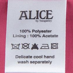 Alice By Temperly Pink Embellished Francoise Shift Dress M