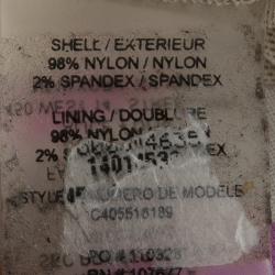 Pre Owned Alice + Olivia Beige Zig Zag Sequin Embellished Cap Sleeve Dress L