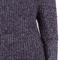 Alice + Olivia Plum Metallic Knit Top M
