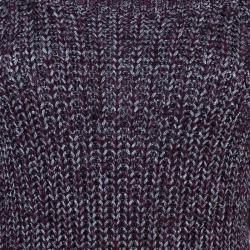 Alice + Olivia Plum Metallic Knit Top M