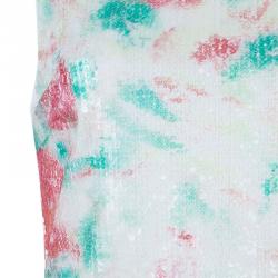 Alice + Olivia Rosie Sleeveless Sequin Peplum Top S