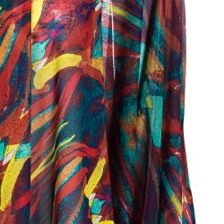 Alice + Olivia Multicolor Print Cardigan XS