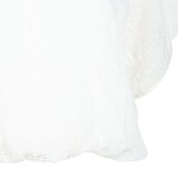 Pre Owned Alice + Olivia Jenna White Embroidered Top XS