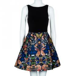 Pre Owned Alice + Olivia amabel Multicolor Sleeveless Dress XS