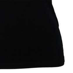Pre Owned Alice + Olivia Black Cap Sleeve Top XS