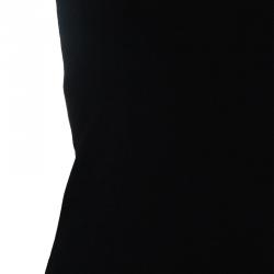 Pre Owned Alice + Olivia Black Cap Sleeve Top XS