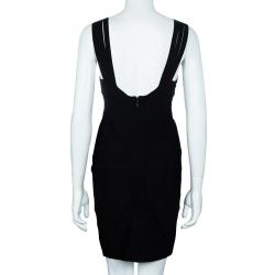 Pre Owned Alice + Olivia Black Bandage Dress M