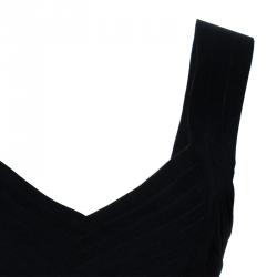 Pre Owned Alice + Olivia Black Bandage Dress M