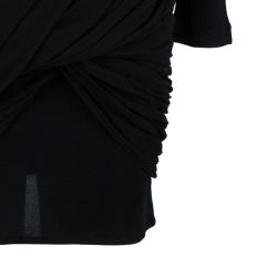 Alice + Olivia Goddess Black Long Sleeve Dress S