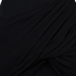 Alice + Olivia Goddess Black Long Sleeve Dress S
