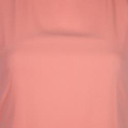 Pre Owned Alice + Olivia Pink Cutout Back Bow Detail Sleeveless Silk Dress XS