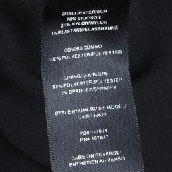 Alice + Olivia Black Draped Front Halter Jumpsuit XS
