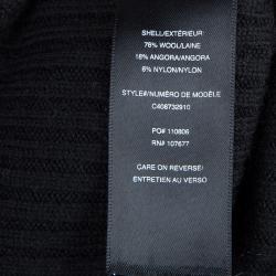 Alice + Olivia Black Fuzzy Sweater XS