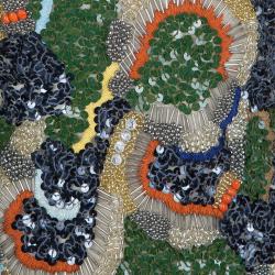 Pre Owned Alice + Olivia Multicolor Embellished Sleeveless Dress M