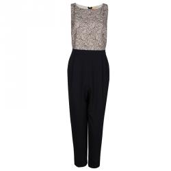 Alice + Olivia Lace Bodice Jumpsuit L
