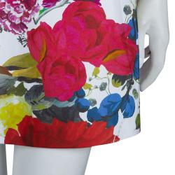 Pre Owned Alice + Olivia Multicolor Floral Printed Mini Skirt M