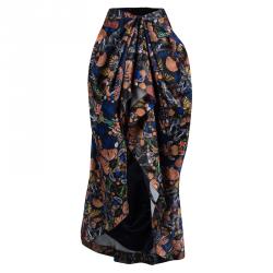 Pre Owned Alice + Olivia Multicolor High-low Skirt XS