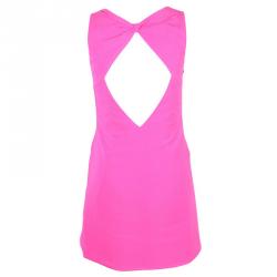Pre Owned Alice + Olivia Hot Pink Open Back Cutout Dress XS