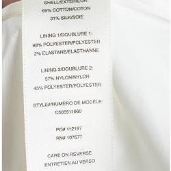 Pre Owned Alice + Olivia Off White Sleeveless Skater Dress XS