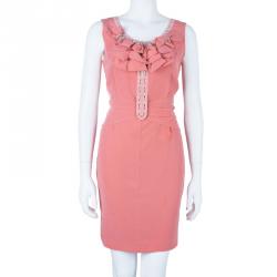 Alice By Temperley Pink Embellished Sleeveless Dress M
