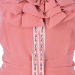 Alice By Temperley Pink Embellished Sleeveless Dress M