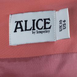 Alice By Temperley Pink Embellished Sleeveless Dress M