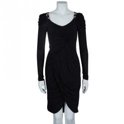 مملوكة مسبقًا فستان أليس باي تيمبرلي بأكمام طويلة أسود S