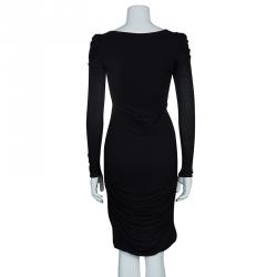 مملوكة مسبقًا فستان أليس باي تيمبرلي بأكمام طويلة أسود S