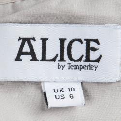 Alice by Temperley Black Lace Belted Jumpsuit M