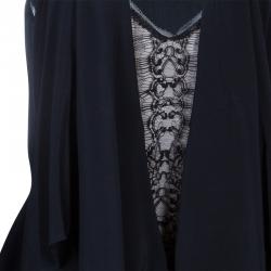 Antonio Berardi Black Lace Insert Top M