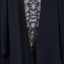 Antonio Berardi Black Lace Insert Top M